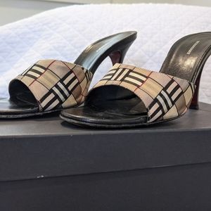 Burberry Open-Toed Mules